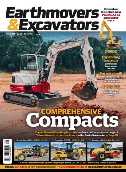 Earthmovers & Excavators – July 2025 Cover