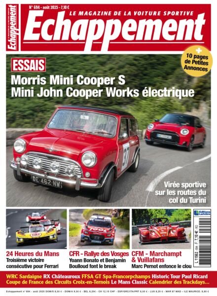 Echappement – Aout 2025 Cover