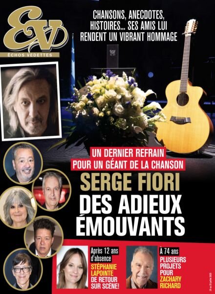 echos Vedettes – 19 Juillet 2025 Cover