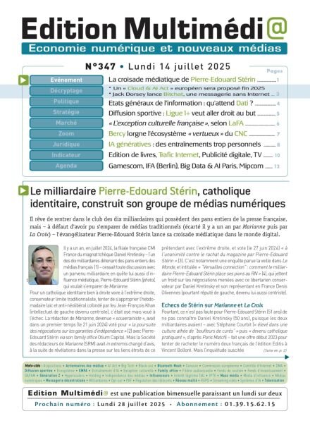 Edition Multimedia – 14 Juillet 2025 Cover