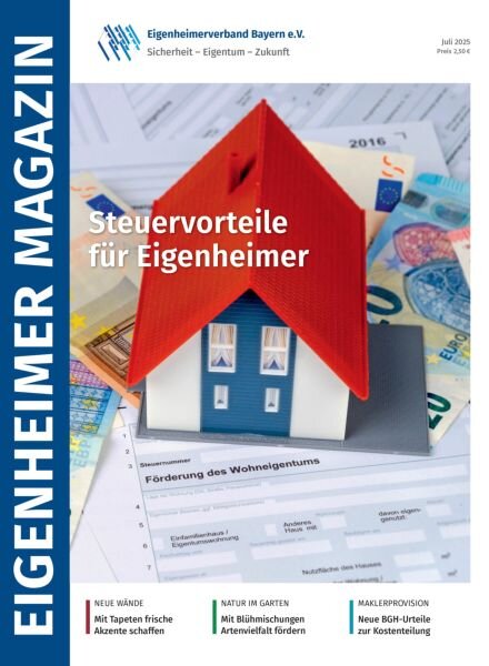 Eigenheimer Magazin – Juli 2025 Cover