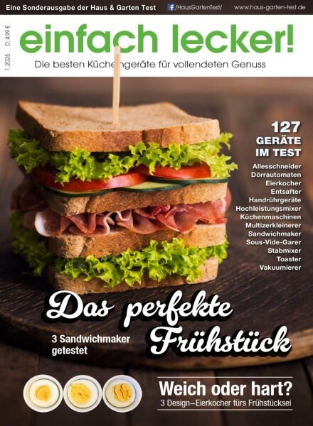 Einfach Lecker! – Ausgabe 1 2025 Cover