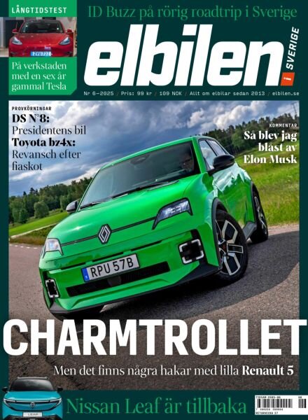 Elbilen – Juli 2025 Cover