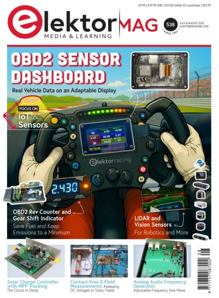 Elektor Mag – July-August 2025 Cover