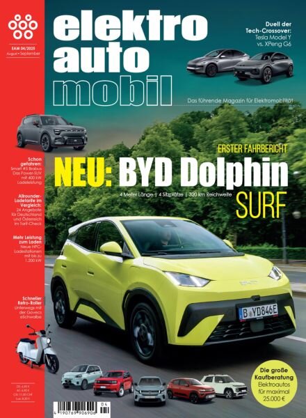 Elektroautomobil – August-September 2025 Cover
