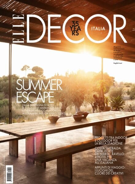 Elle Decor Italia – Luglio-Agosto 2025 Cover