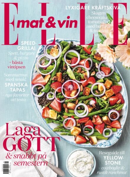 Elle Mat & Vin – Juli 2025 Cover