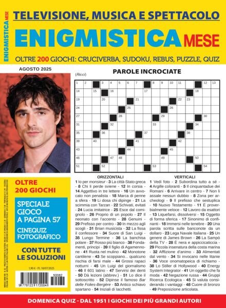 Enigmistica Mese – Agosto 2025 Cover