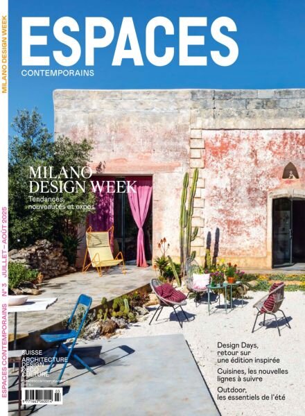 Espaces Contemporains – Juillet-Aout 2025 Cover