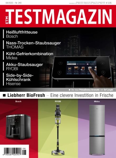 ETM Testmagazin – August 2025 Cover