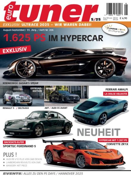 Eurotuner – August-September 2025 Cover