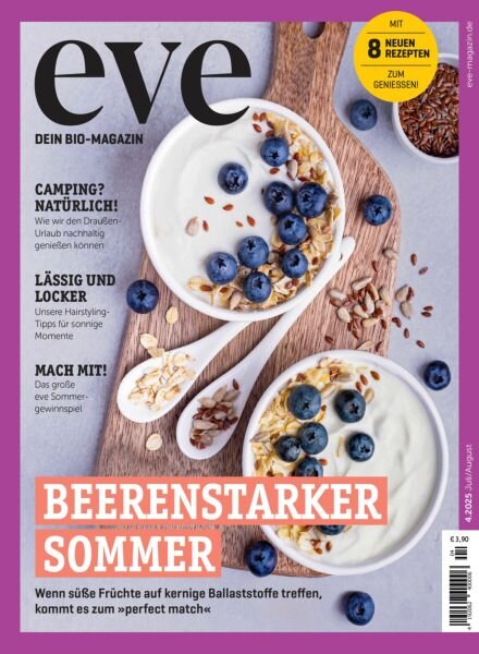 Eve Magazin – Juli-August 2025 Cover