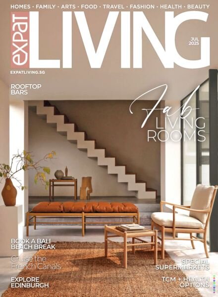 Expat Living Singapore – July 2025 Cover