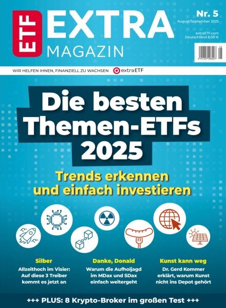 Extra-Magazin – August-September 2025 Cover