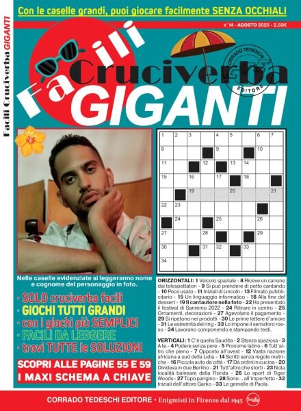 Facili Cruciverba – Agosto 2025 Cover