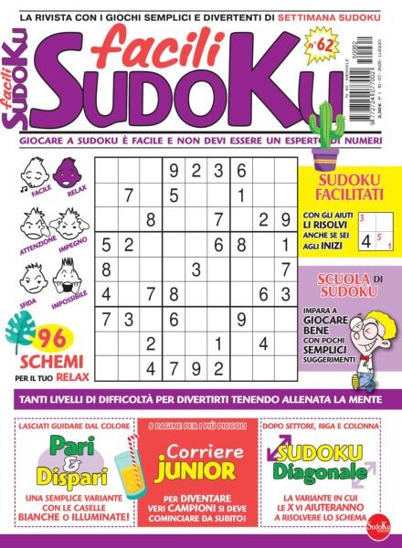 Facili Sudoku – Luglio 2025 Cover