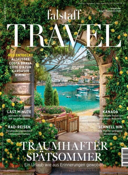 Falstaff Travel – August-September 2025 Cover