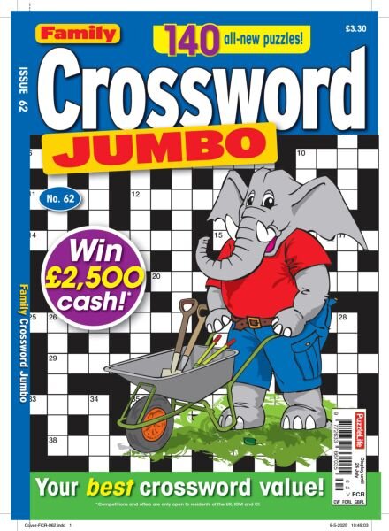 Family Crossword Jumbo – June 2025 Cover