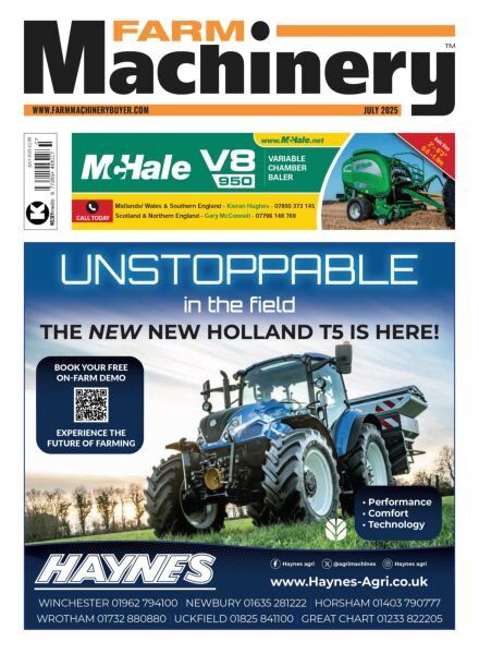 Farm Machinery – July 2025 Cover