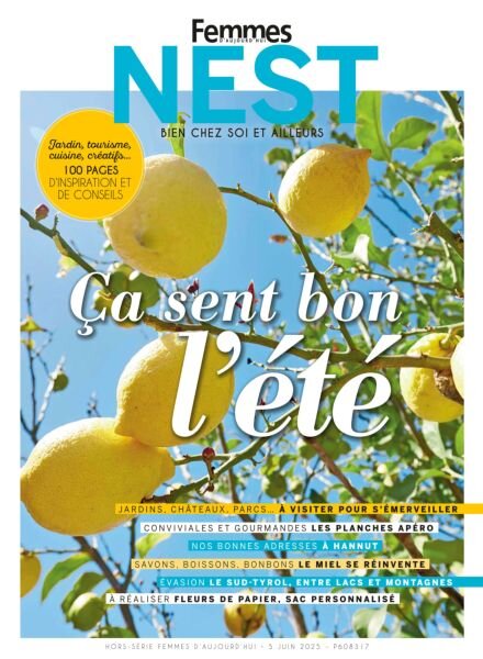 Femmes D’Aujourd’Hui – Hors-Serie Nest – Juin 2025 Cover
