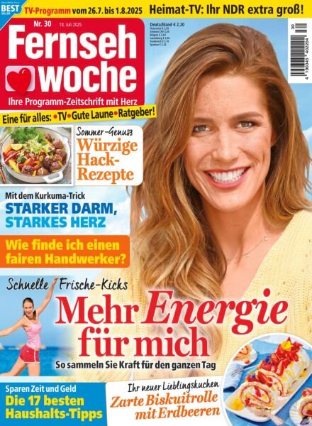 Fernsehwoche – 18 Juli 2025 Cover
