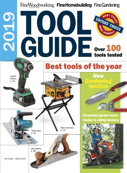 Fine Woodworking – Tool Guide 2019 Cover