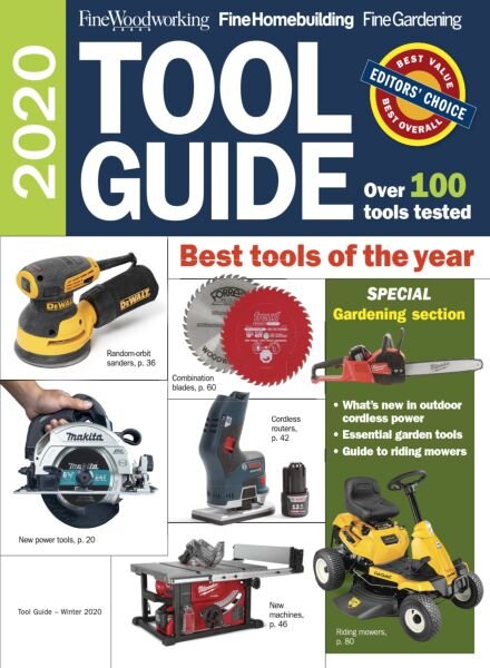Fine Woodworking – Tool Guide 2020 Cover