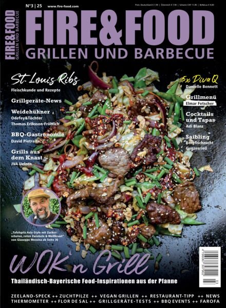 Fire & Food Grillen und Barbecuen – Juli 2025 Cover