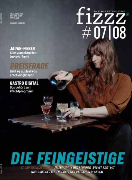 fizzz – Juli-August 2025 Cover