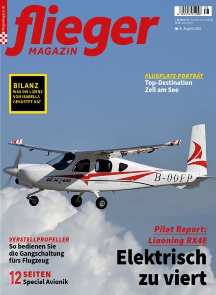 Fliegermagazin – August 2025 Cover