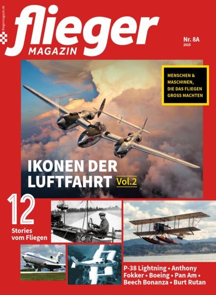 Fliegermagazin – Spezial Nr 8 2025 Cover