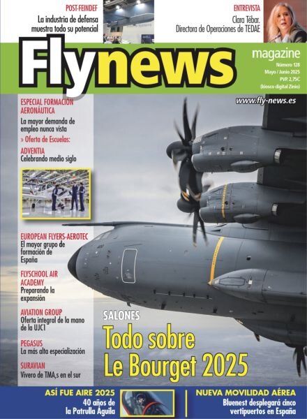 Fly News Magazine – Mayo-Junio 2025 Cover