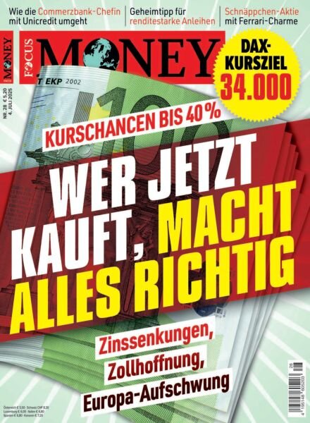 Focus Money – 4 Juli 2025 Cover