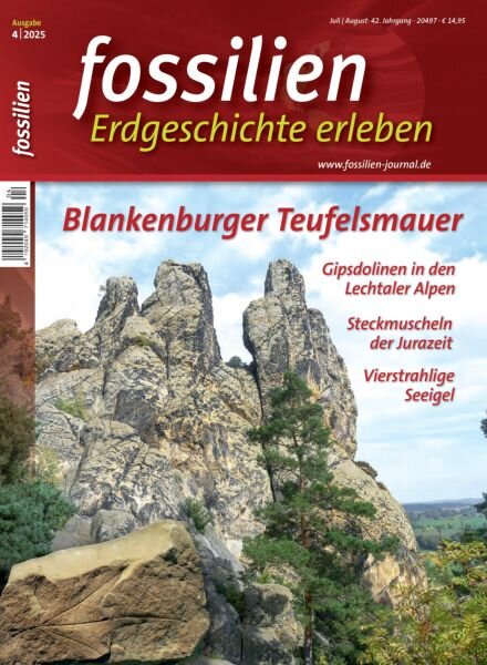 Fossilien – Juli-August 2025 Cover