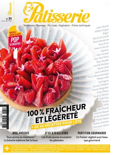 Fou de Patisserie – Juillet-Aout 2025 Cover