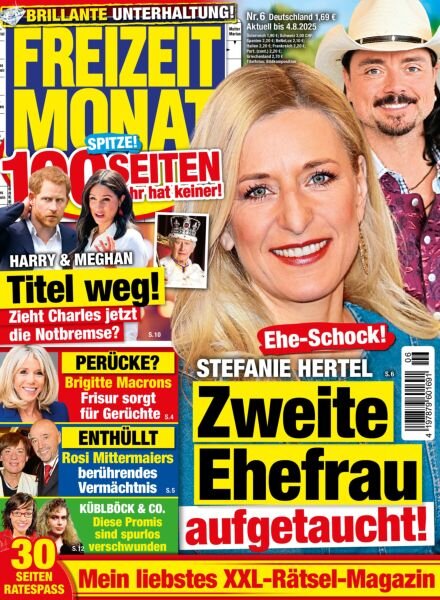 Freizeit Monat – 1 Juli 2025 Cover