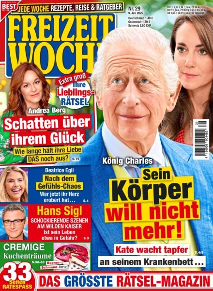 Freizeitwoche – 9 Juli 2025 Cover