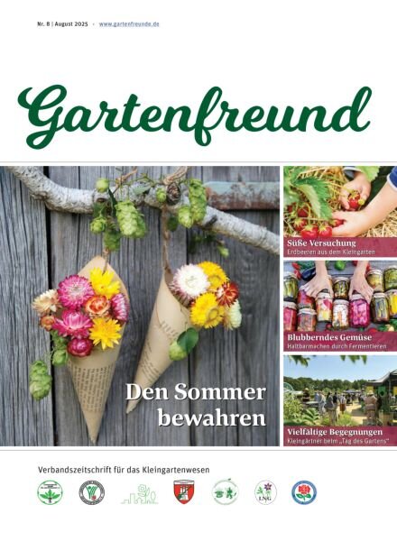 Gartenfreund – August 2025 Cover