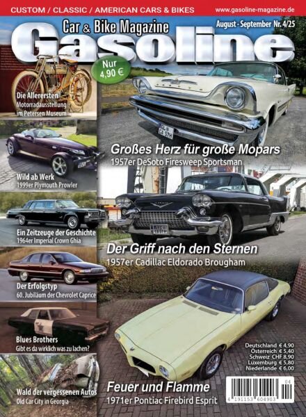 Gasoline Germany – August-September 2025 Cover