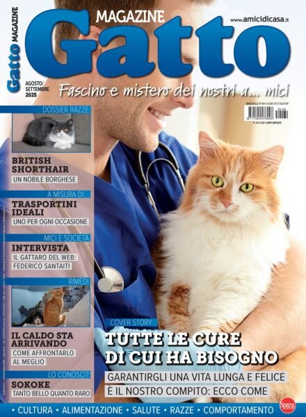 Gatto Magazine – Agosto-Settembre 2025 Cover