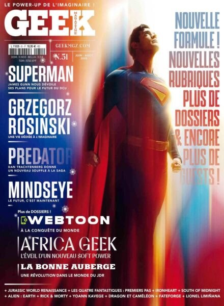 Geek France – Juin-Aout 2025 Cover