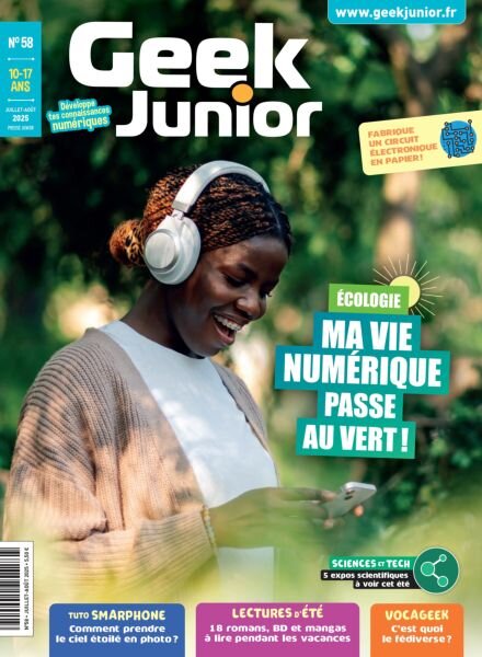 Geek Junior – Juillet 2025 Cover