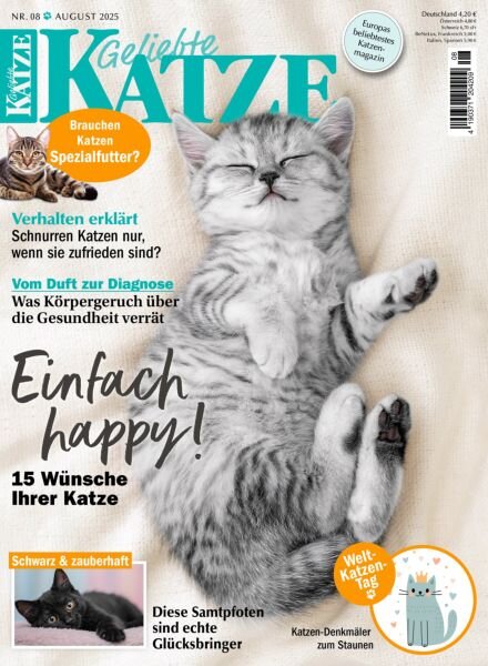 Geliebte Katze – August 2025 Cover