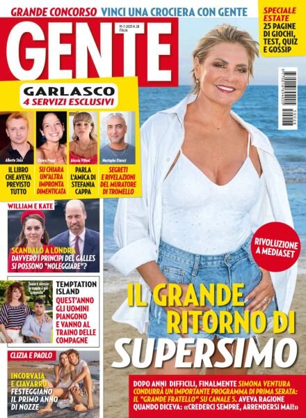 Gente Italia – 19 Luglio 2025 Cover
