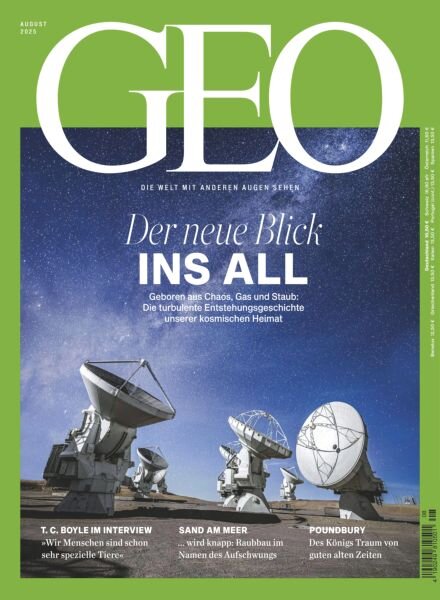 Geo Germany – August 2025 Cover