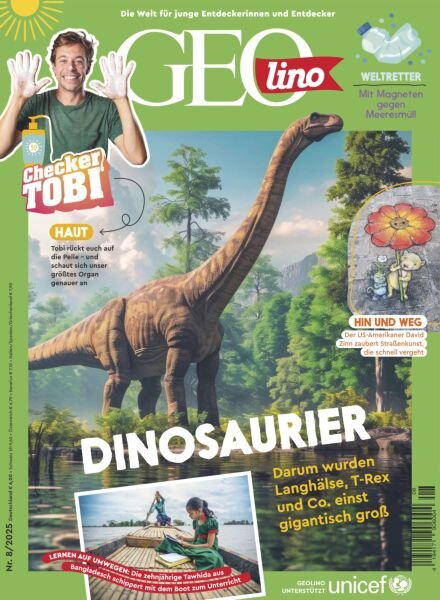 GEOlino – Nr 8 2025 Cover
