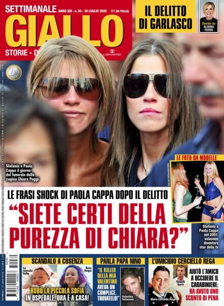 Giallo – 30 Luglio 2025 Cover