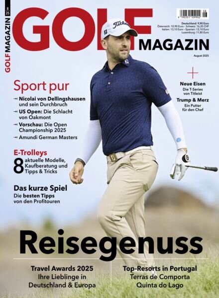 Golf Magazin – August 2025 Cover