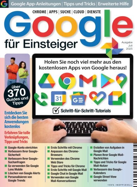Google fur Einsteiger – Juli 2025 Cover
