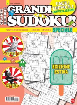 Grandi Sudoku – Luglio-Agosto 2025